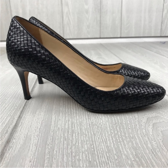 Cole Haan black woven heels - Picture 4 of 15